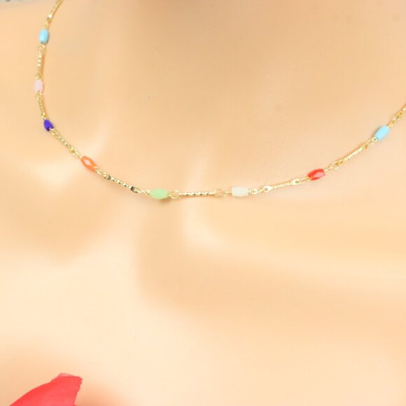 Minimalist Necklace Chain, Elegant Jewelry for Women & Girls | MLCRC1912 - Picture 9 of 10